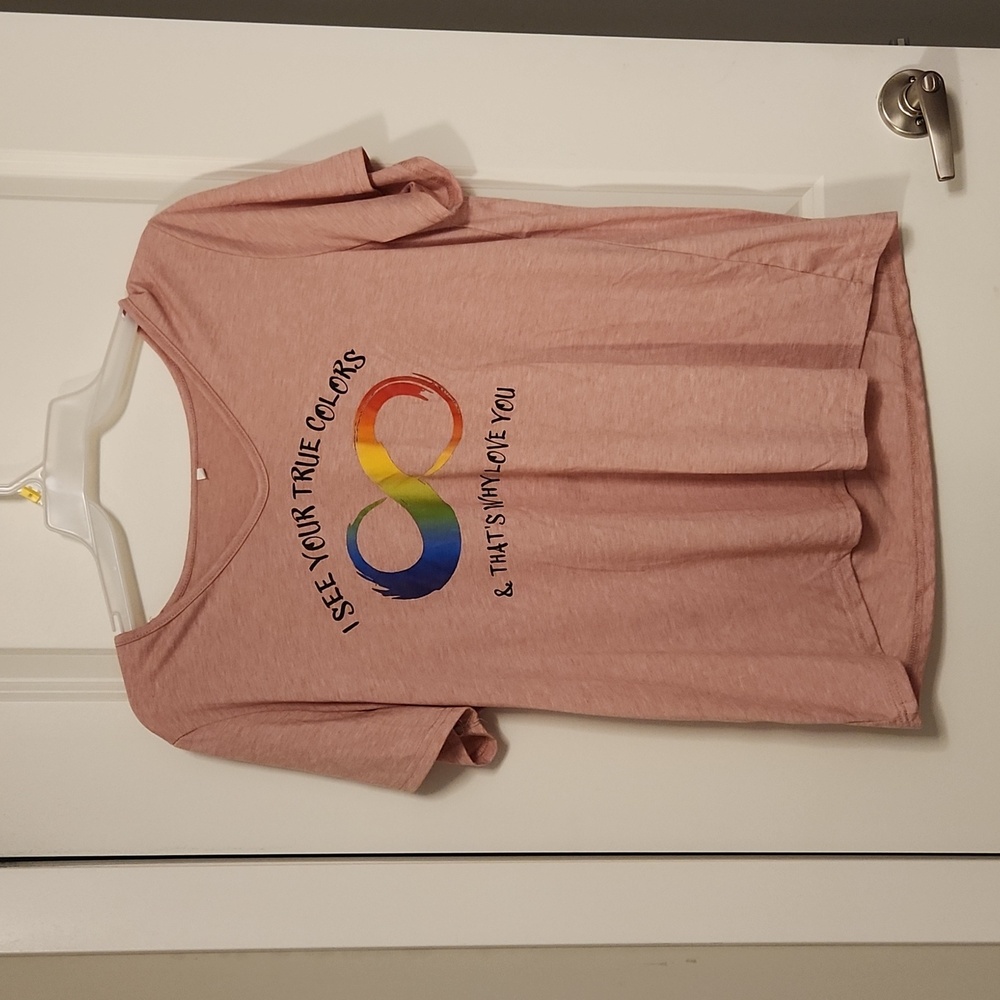 Pink T Shirt with graphic